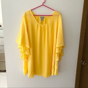 Catherine’s Bright Yellow Blouse Size 3